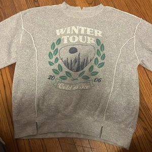 aerie winter tour sweatshirt